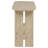 Coastal Modern Console Table with Sculptural Base