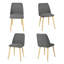 48cm H Linen Upholstered Upholstered Back Side Chair-114036094