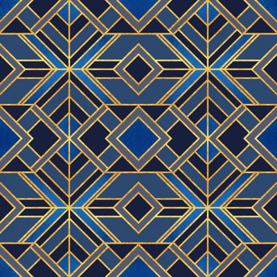 " Geo Blue " by Elisabeth Fredriksson