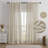  Draycott Semi Sheer Back Tab Curtain Panel Pair-260973346-260973345