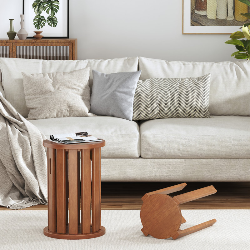 Stackable Round Stools Set