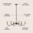 Wicklow Bohemian Farmhouse Iron LED Chandelier-747549268-803211566
