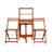 Astoria 2 - Person Wood Patio Dining Set with Rectangular Table