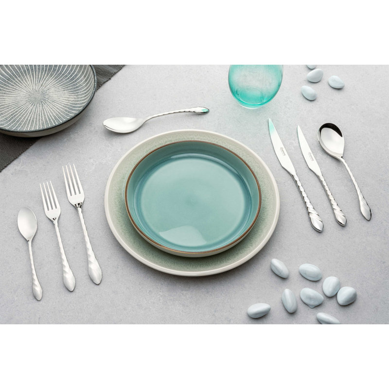 Rivers Collection 84 Piece Stainless Steel Cutlery Set , Service for 12, Whitting