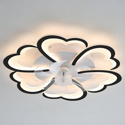 Ceiling Fan With Lights, Remote Control 3 Color Temperatures,6 Gear Wind Speed Fan Light