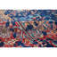 Tapis bleu marine et rouge de haute qualité noué à la main