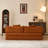 Sicilia 78.7'' Upholstered Convertible Sleeper Sofa Bed With 2 Pillows,Foldable Futon,Corduroy Sofa,Floor Lounge Couch-1388297615