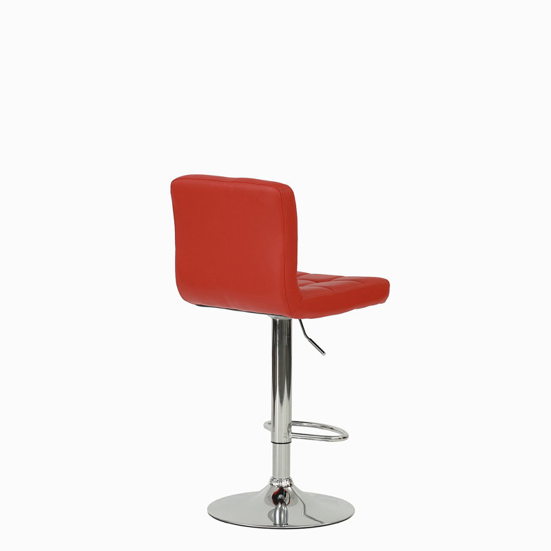 Fonnie Swivel Upholstered Adjustable Height Counter Stool
