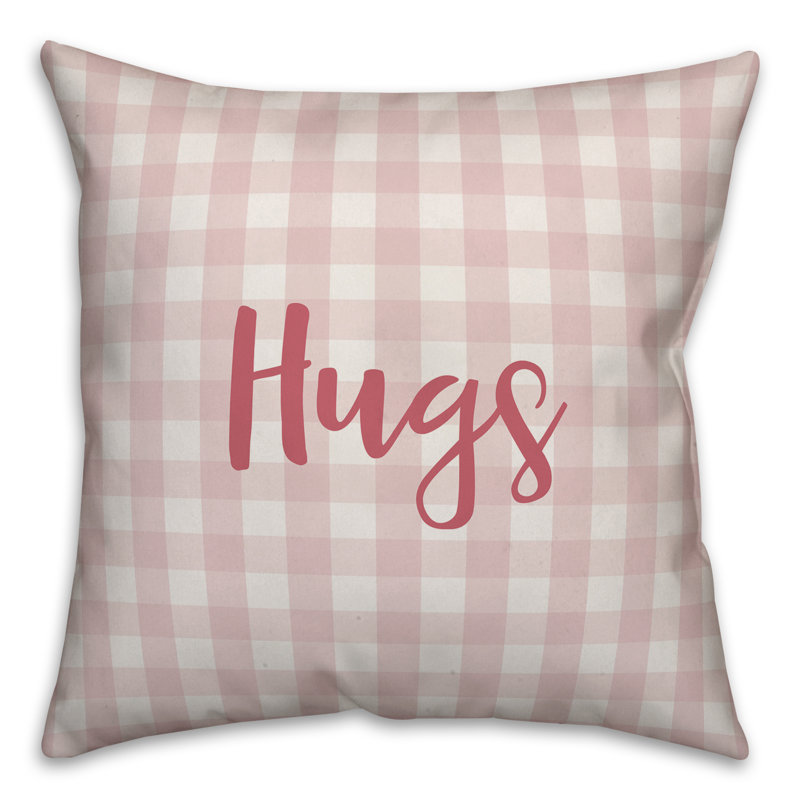  Coussin Hugs, Coussin décoratif, Rose