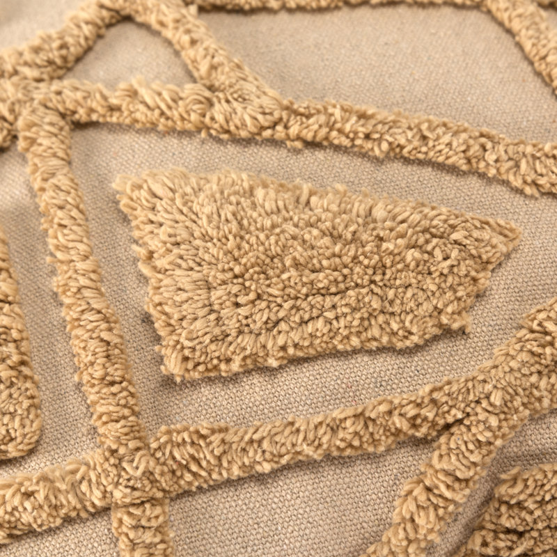  Square Throw Cushion, Gold