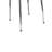 Felix Height Adjustable Steel Stool, Assembly Ready-99376945-99376944