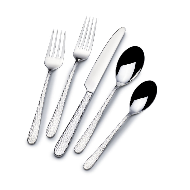 Pfaltzgraff Madrid 20 Piece Flatware Set, Service For 4, 18/10 Stainless Steel