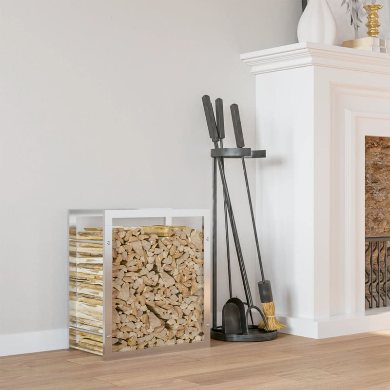 Carsyn 80 W x 28 D Metal Log Rack