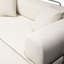 Lit double large en velours côtelé beige, éponge pure à haute élasticité, velours à fines rayures, 2 sièges pour l'espace de vie principal, deux coussins moelleux en velours,