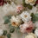 Papier peint floral Roses rétro