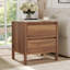 Ensemble de chambre à coucher 3 pièces Hingham, commode 9 tiroirs et 2 tables de chevet, brun-2073286744