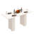 Brittay White Modern Rectangular Dining Table-425291371