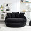 Canapé surdimensionné rembourré à billes avec mousse à mémoire de forme, 3 grands et 2 petits coussins, dossier enveloppant pour adultes, tissu chenille-1082813719