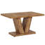 Table de salle à manger 47,24 po noyer brun-125821491