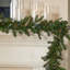 Dakota Pine 6ft Artificial Christmas Garland, Pre-lit  50  Dual LEDs Lights w/ 9 Functions (Battery-Operated)