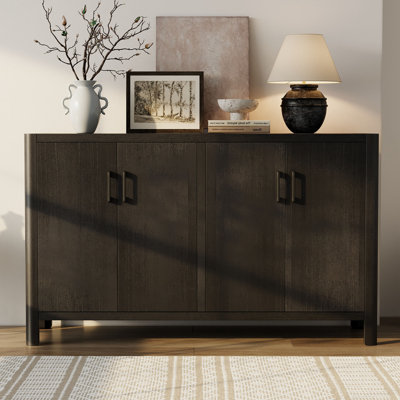 Armoire à 4 portes avec pieds robustes