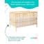 Lit de bébé convertible 3-en-1 Palmer Deux Remi-36392533