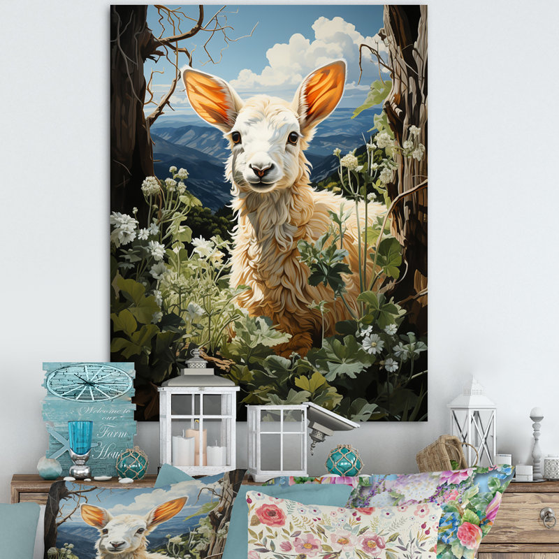 Impression sur toile Rollinsford Goat Mountain Explorer Pastoral I, Toile tendue, H 20 po x l 12 po x P 1 po