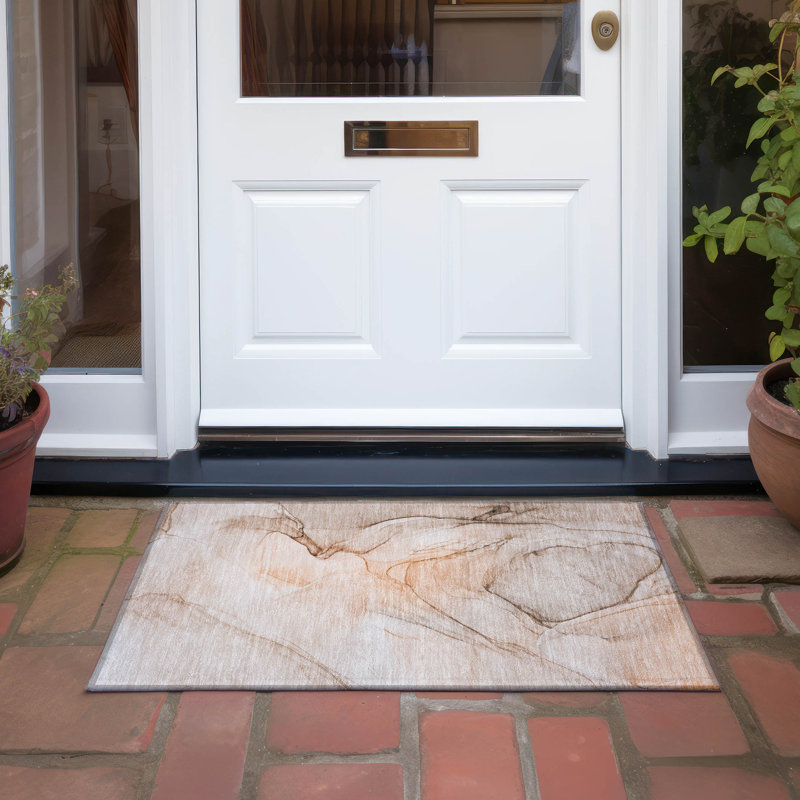 Tapis intérieur / extérieur Eliessia, Rectangle 1 pi 8 po x 2 pi 6 po