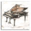 « Grand Piano Study » de Winston Porter, œuvre d'art murale sur verre acrylique par Ethan Harper, 91 cm x 91 cm-1044837929