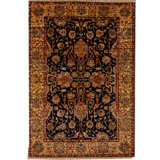 Hand Woven Cotton and Wool Oriental Area Rug