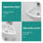 Efficient Space-saving Ceramic Sink Modern Design Wall-mounted