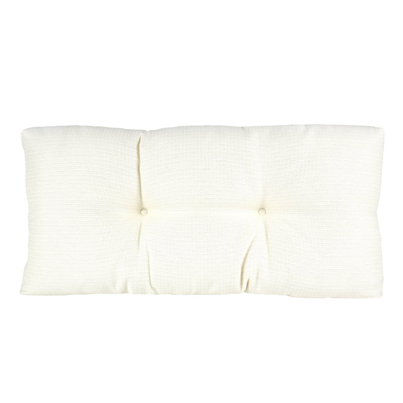 Coussin de banc antidérapant Omega, Ivoire ivoire, L 30 po x P 14 po