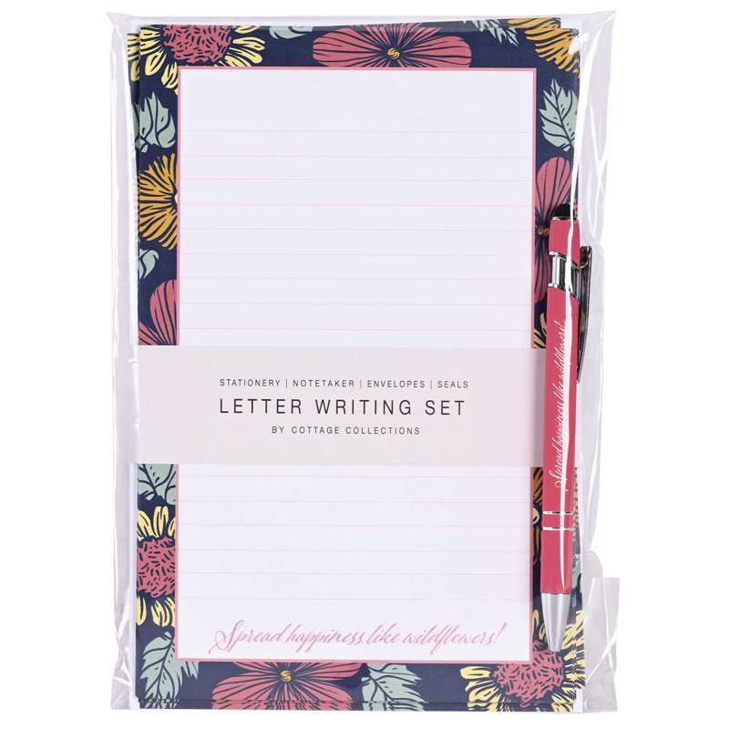 Journal Stationery Set Spread Happiness