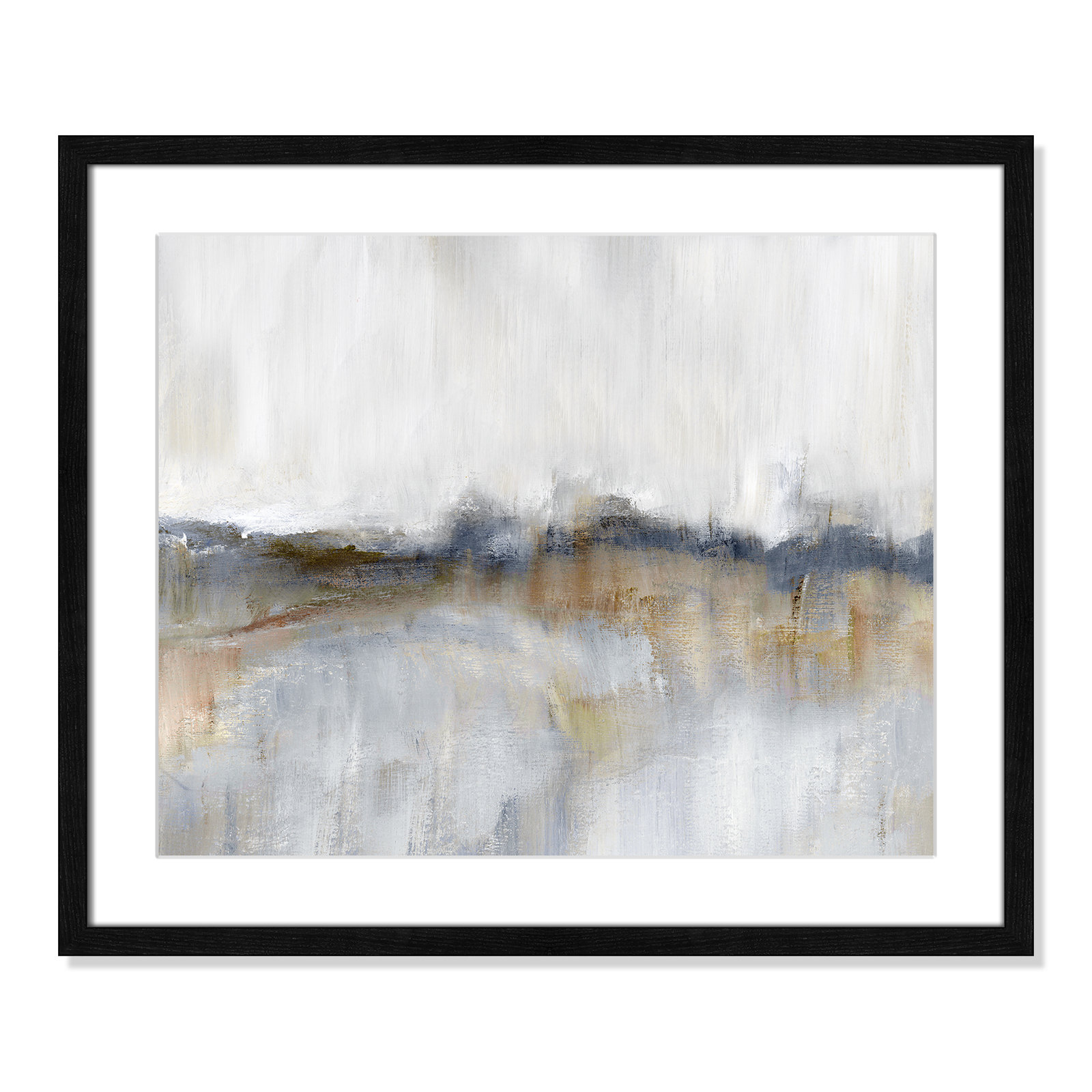 Autumnal Tide by Nan, Black Framed, 21.5" H x 25.5" W x 0.75" D