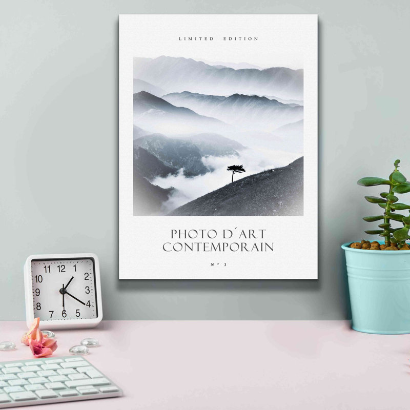 «Photo D’Art No 1» par Design Fabrikken, impression sur toile Giclée, H 16 po x l 12 po x P 0,75 po