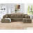 U Shape Modular Sectional Sofa