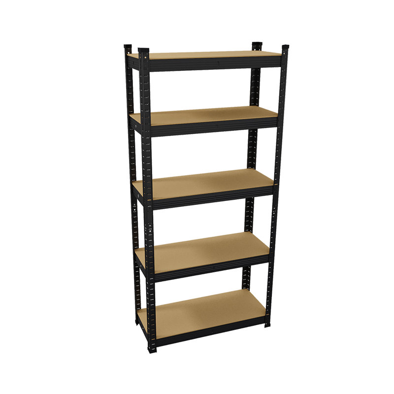 70cm W Metal Storage Rack, Black