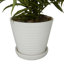 Feuillage artificiel en porcelaine naturelle