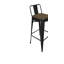Tabouret de bar et de comptoir en bois massif Gaikwad-24759399-48402815