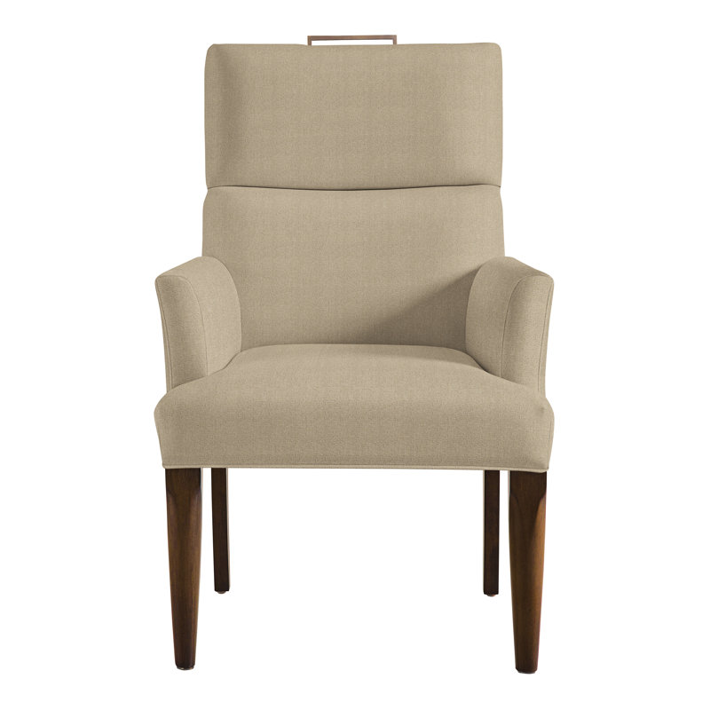 Thom Filicia Home Fabric Tight Back Arm Chair, Nomad Sand, Wrenn