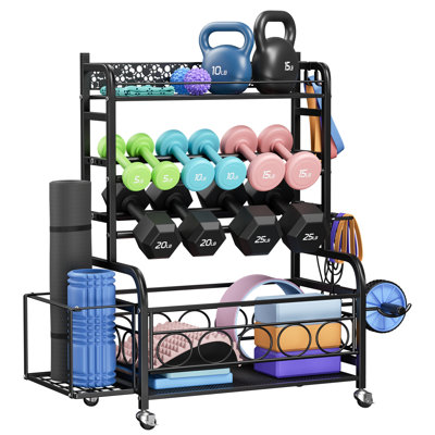 Freestanding Dumbbell Rack Storage Rack Weight Stand Home Gym