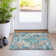 Premium Machine Washable Prisco Teal Rug