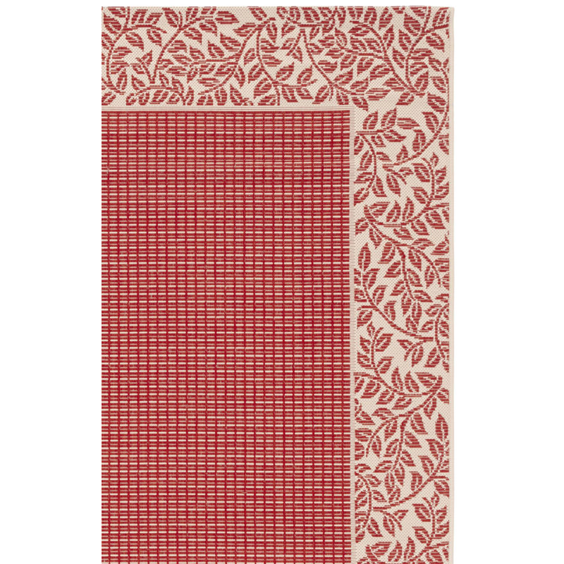 Herefordshire Performance Geometric Indoor/Outdoor Area Rug, Square 6'7"