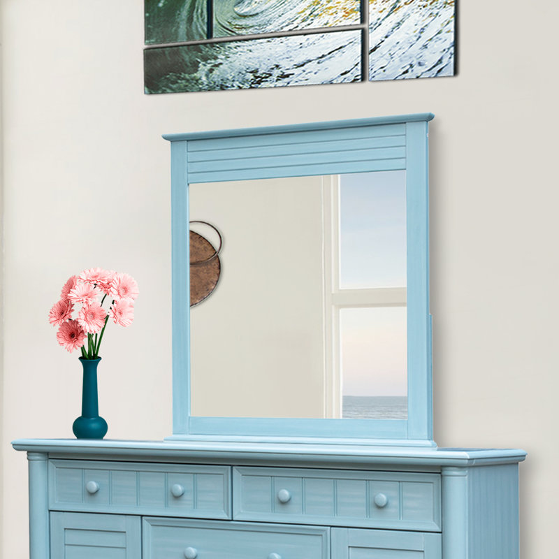 Beachfront Friedrich Dresser Mirror, Ocean Blue