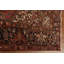 Tapis géométrique motif persan Heriz noué à la main 8 x 11