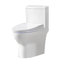Toilette à bidet allongée 1,27 GPF (économe en eau) (siège inclus)