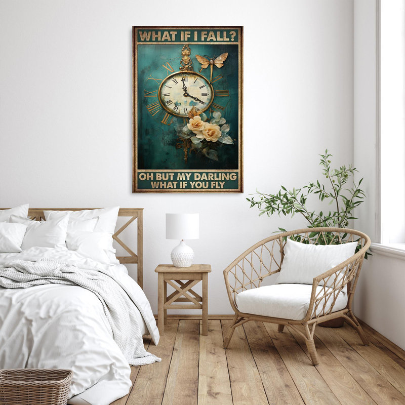 Oh But My Darling What If You Fly - 1 Piece Rectan " Oh But My Darling What If You Fly ", 36" H x 24" W x 1.25" D