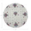 Pistils Small Bouquet Vegan Leather Round Coasters