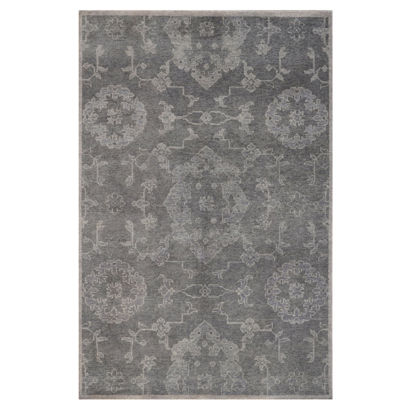 Eden Hand-Knotted Traditional Rug, Rectangle 5' x 7'6"