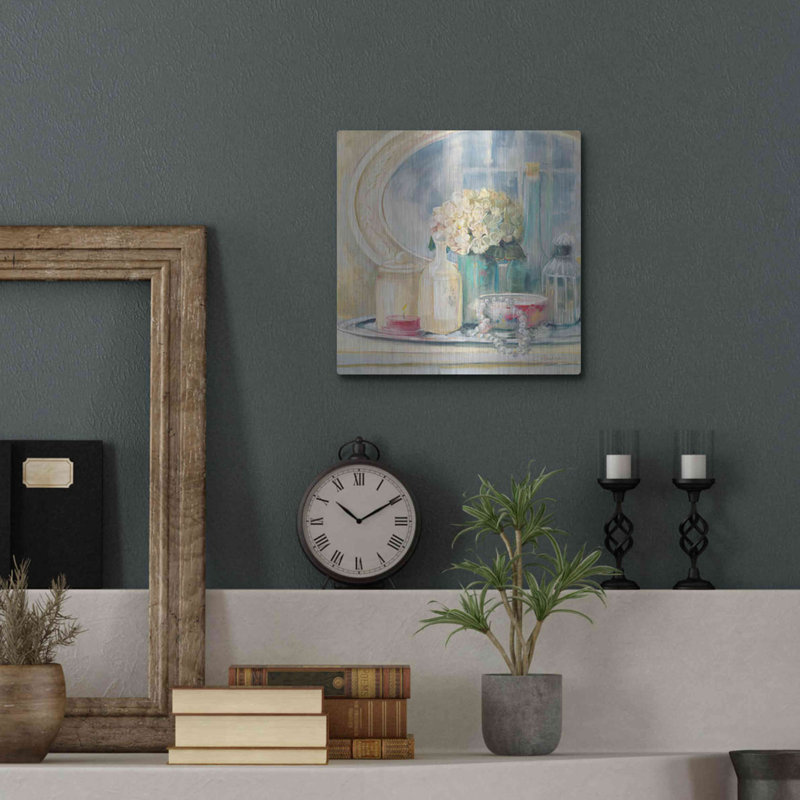 «Relective Moment II» par Carol Rowan, H 12 po x l 12 po